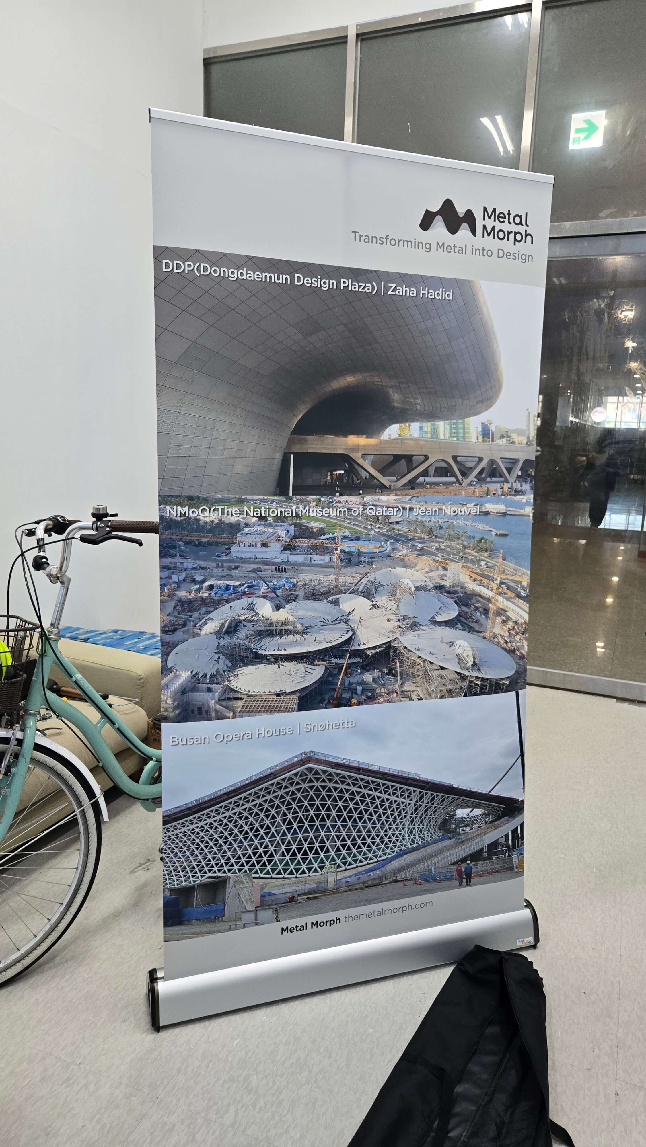 Brochure and roll-up banner design