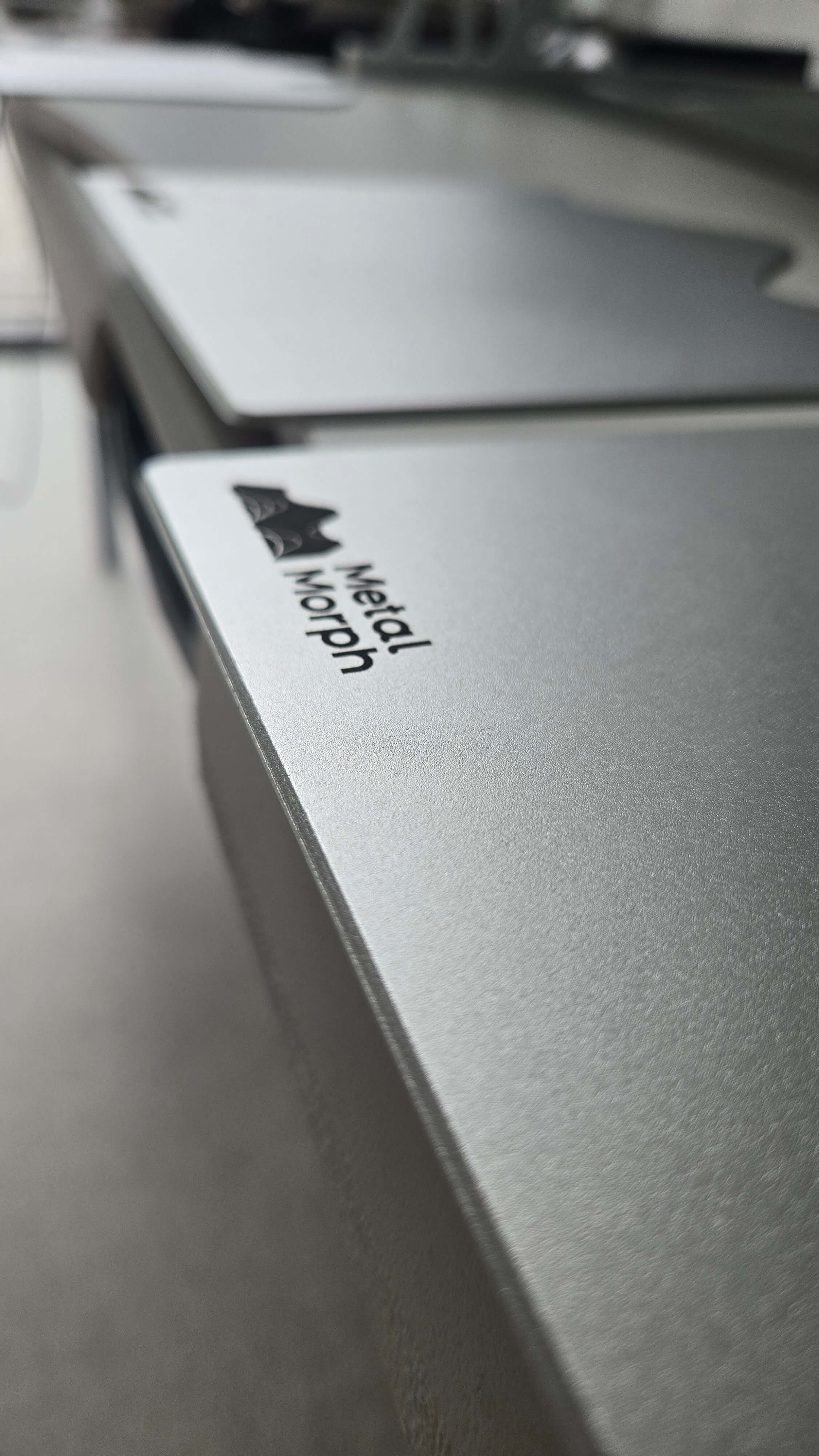 Typography and material choices